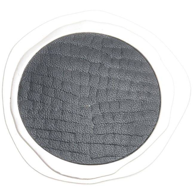 LEATHER METAL MAGNET BROOCH