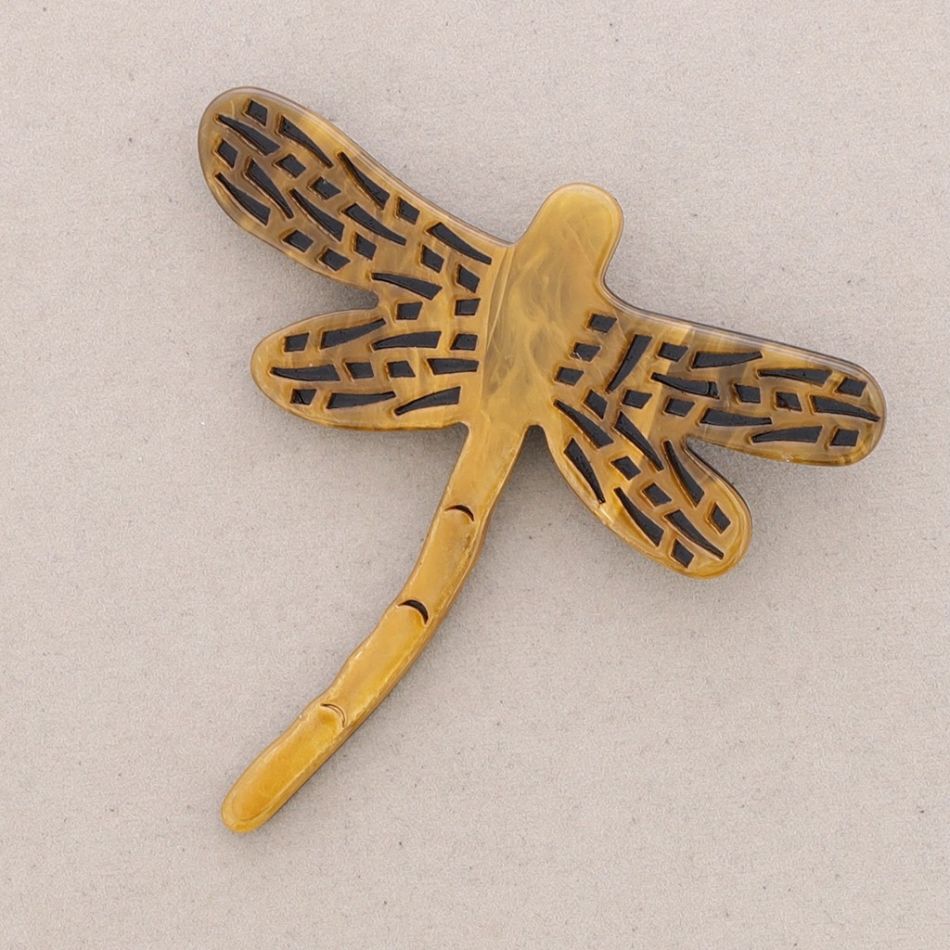 RESIN DRAGONFLY BROOCH