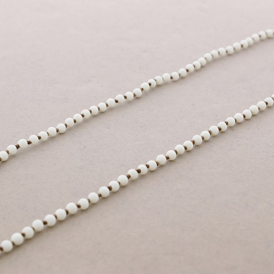 COLLAR LARGO BOLAS NUDOS 1.5M*6MM