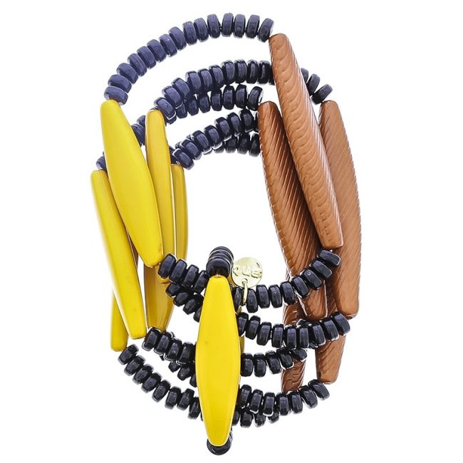 5 STRIPS RESIN BEADS BRACELET