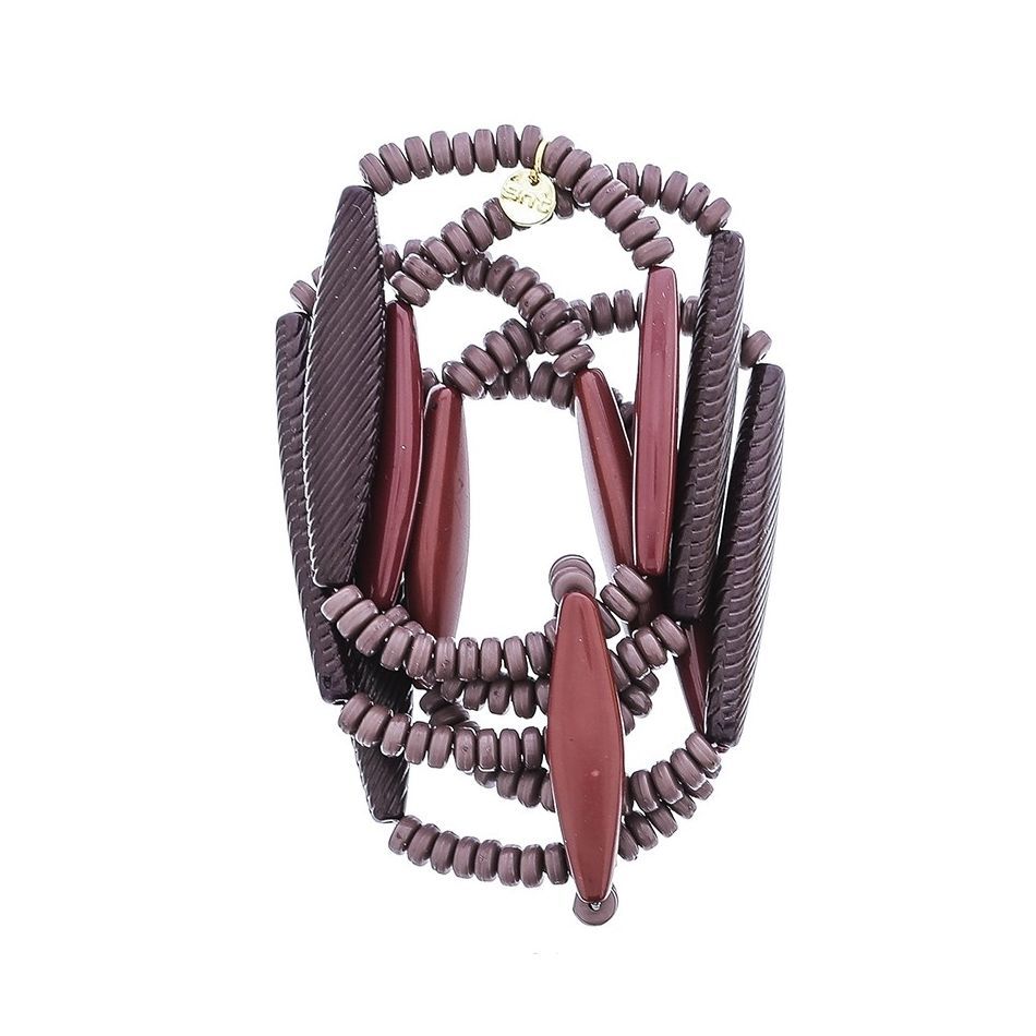 5 STRIPS RESIN BEADS BRACELET