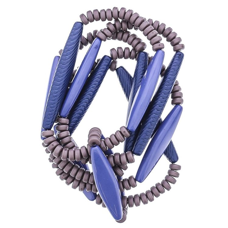 5 STRIPS RESIN BEADS BRACELET 2