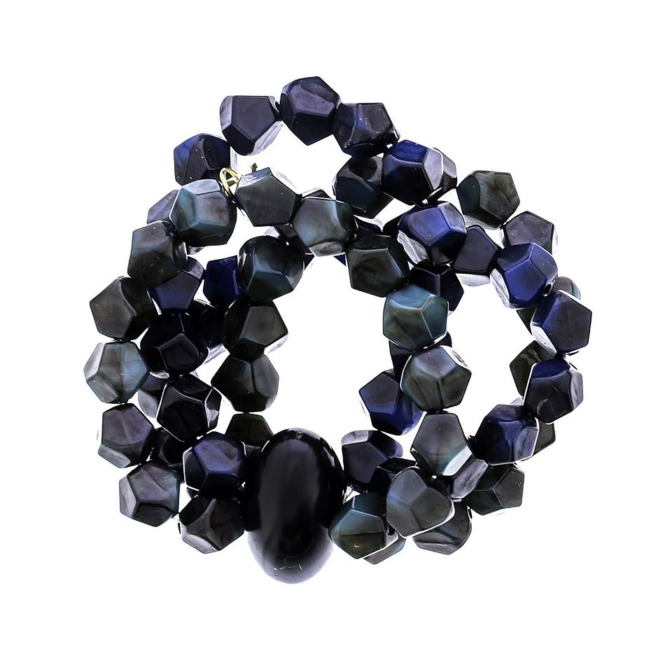 PULSERA ELÁSTICA CUENTAS RESINA
