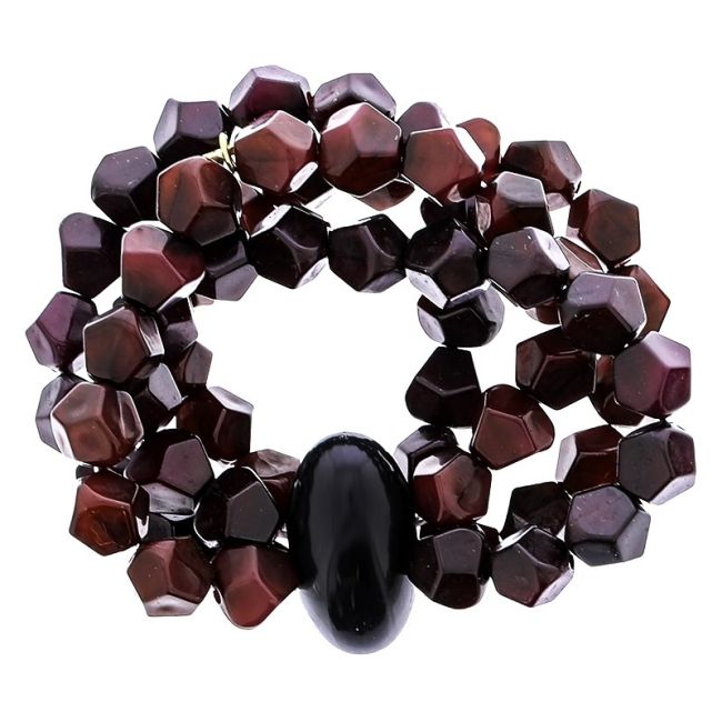 ELASTIC BRACELET WITH RESIN BEADS