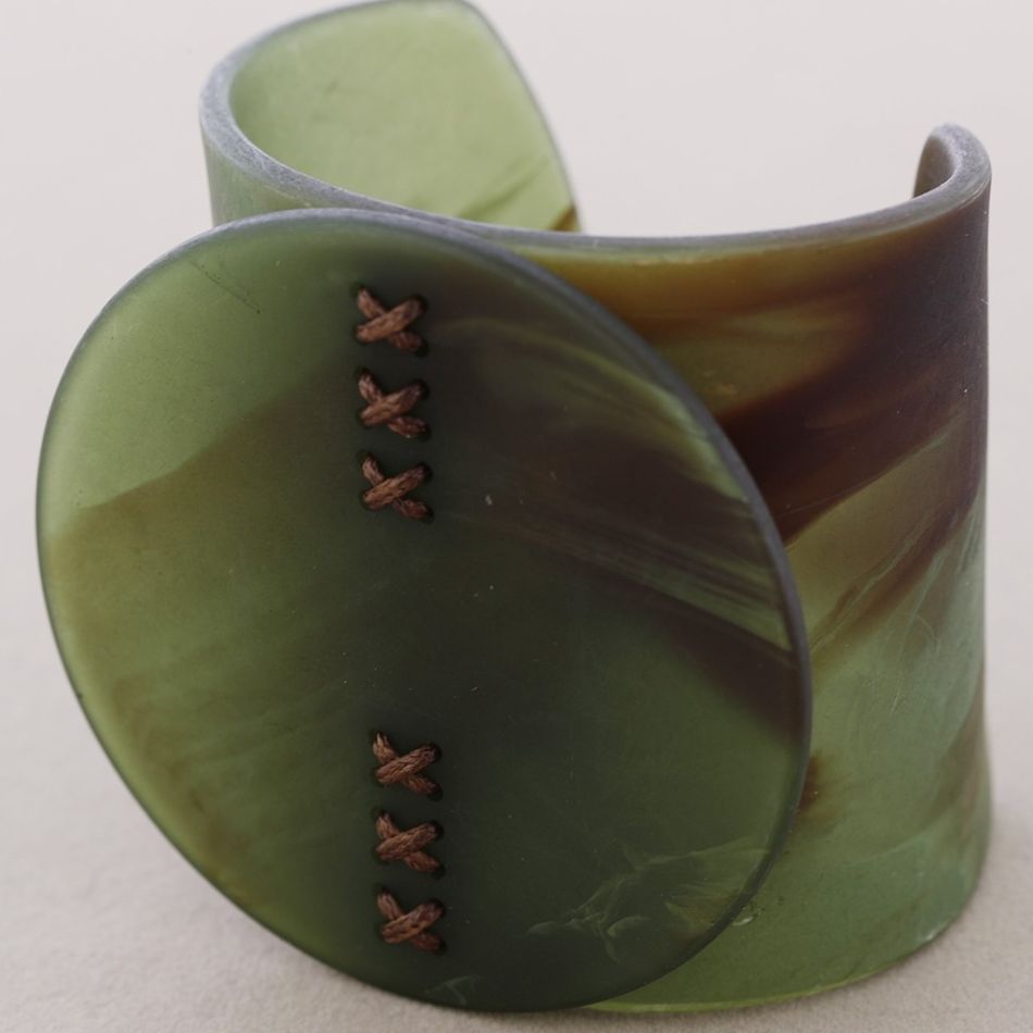 PULSERA FORMA GEOMÉTRICA RESINA