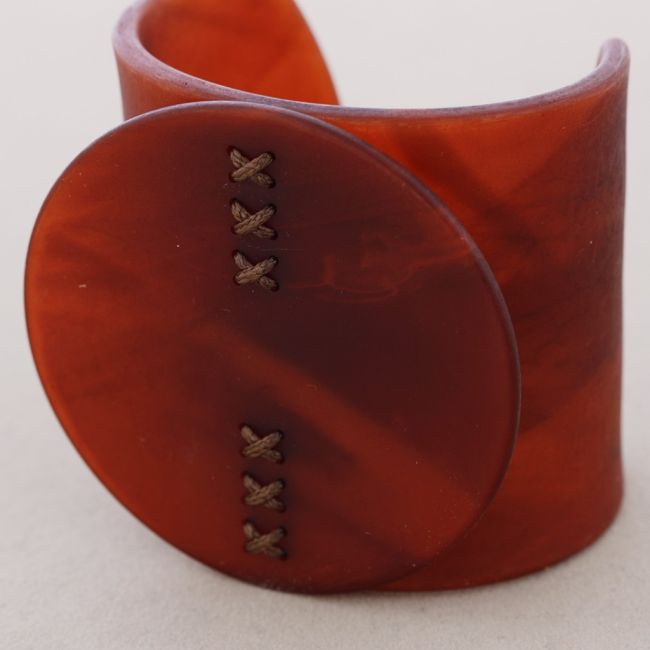 PULSERA FORMA GEOMÉTRICA RESINA