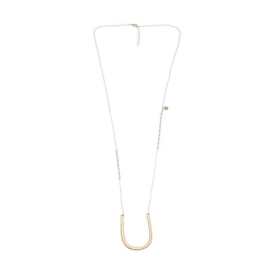COLLAR LARGO COLGANTE METAL