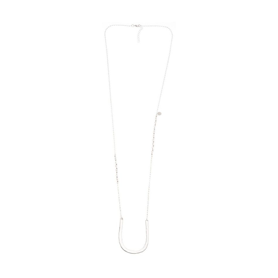 COLLAR LARGO COLGANTE METAL