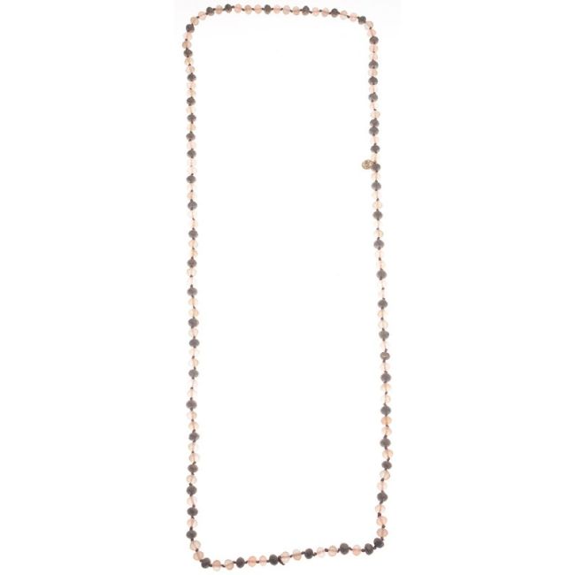 COLLAR LARGO CRISTALES FACETADOS 1.2M*8MM