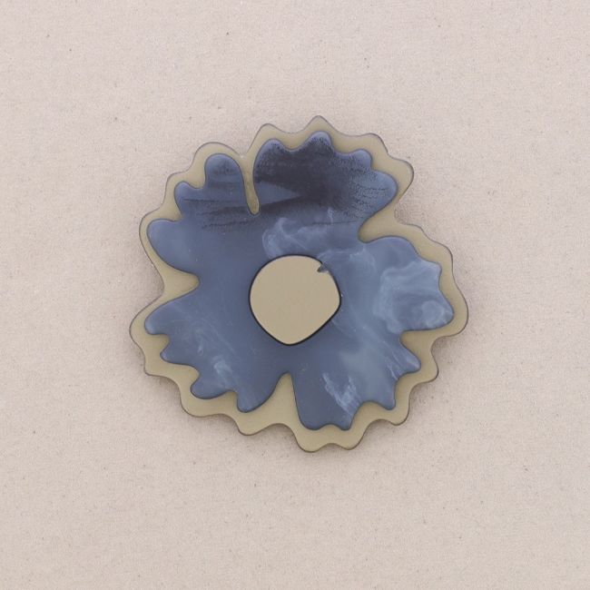 BROCHE FLOR RESINA