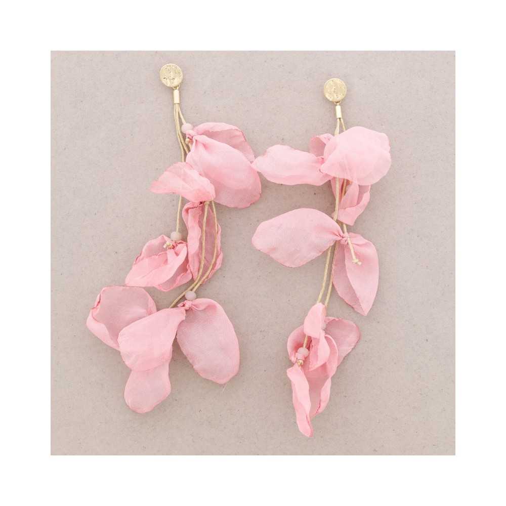 FLOWER PENDANT EARRINGS