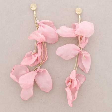 FLOWER PENDANT EARRINGS