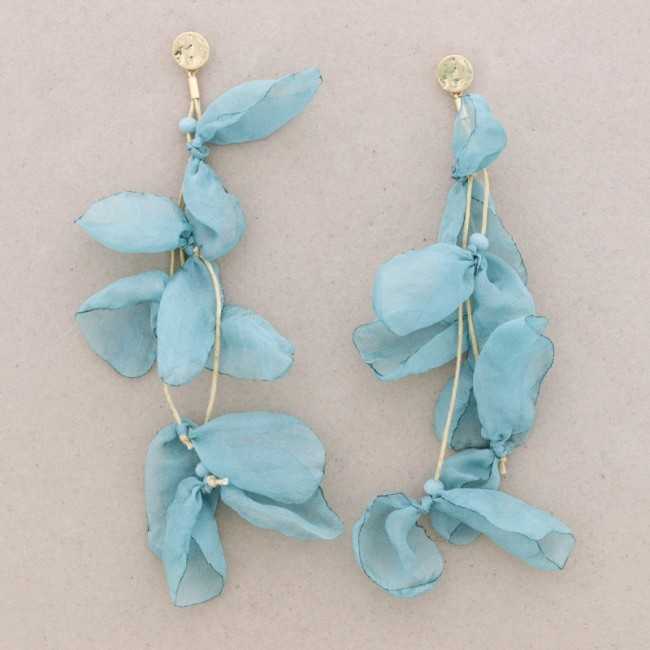 FLOWER PENDANT EARRINGS