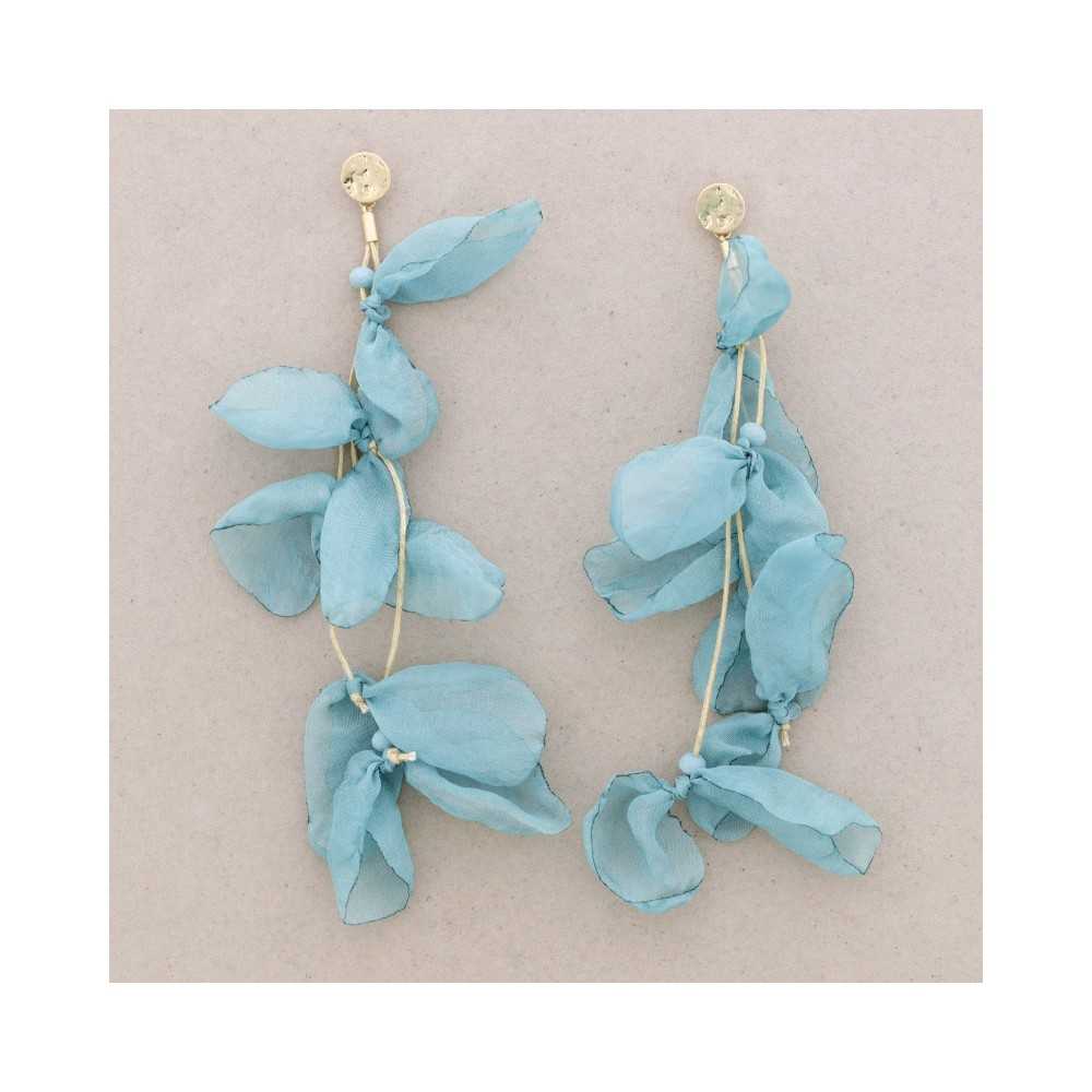 FLOWER PENDANT EARRINGS