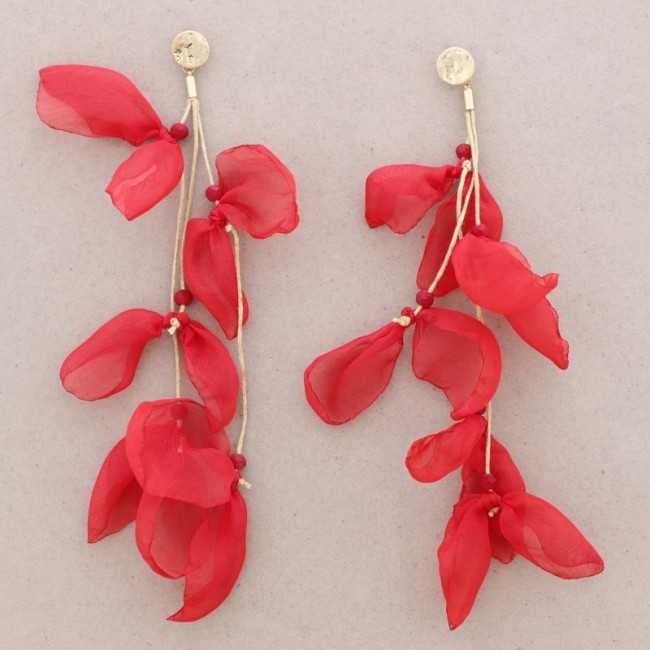 FLOWER PENDANT EARRINGS