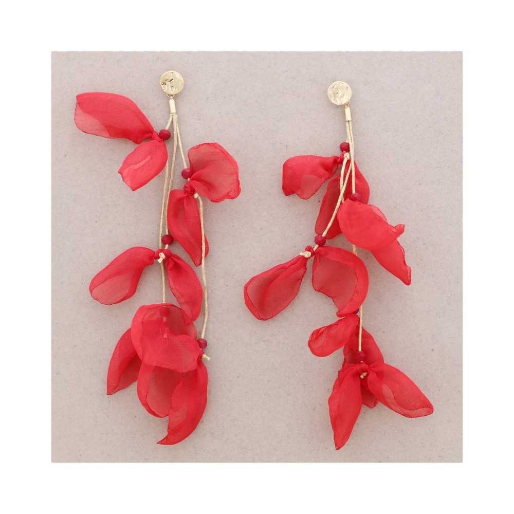 FLOWER PENDANT EARRINGS