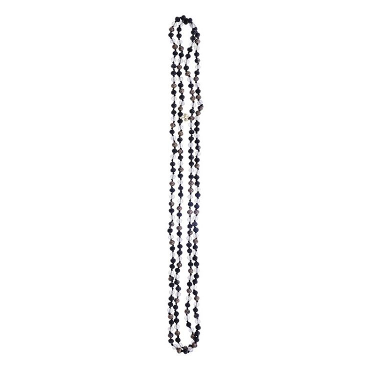 COLLAR LARGO CRISTALES FACETADOS 1.5M*6MM