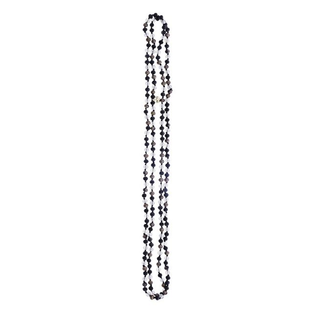 COLLAR LARGO CRISTALES FACETADOS 1.5M*6MM