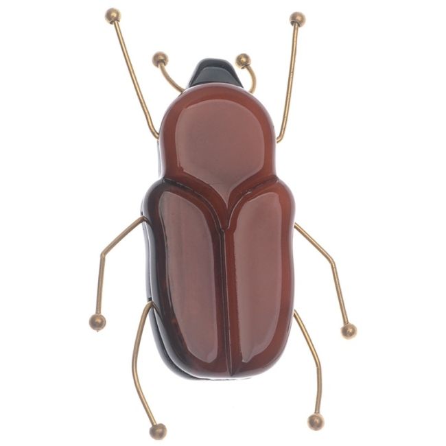 BROCHE INSECTO RESINA PATAS METAL