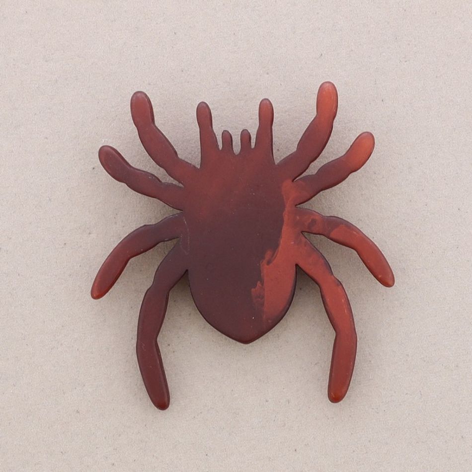 BROCHE ARAÑA RESINA