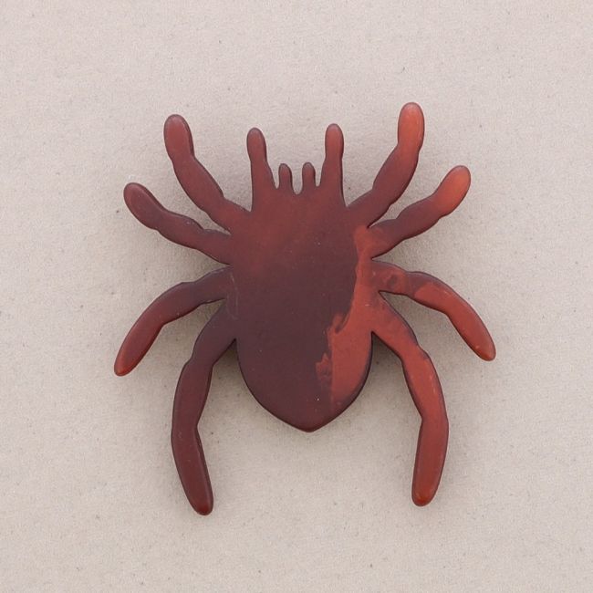 BROCHE ARAÑA RESINA