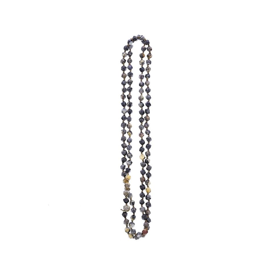COLLAR LARGO PIEDRAS NATURALES 1.2M*8MM