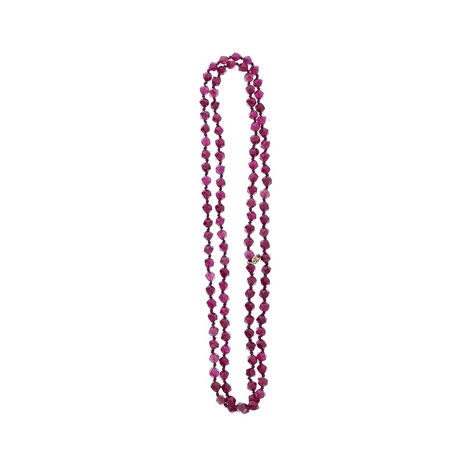 COLLAR LARGO PIEDRAS NATURALES 1.2M*8MM