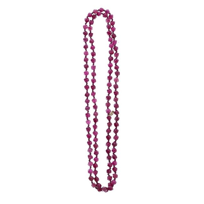 COLLAR LARGO PIEDRAS NATURALES 1.2M*8MM