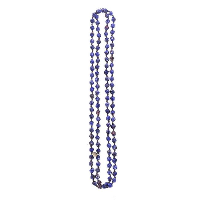 LONG NATURAL STONE NECKLACE 1.2M*8MM