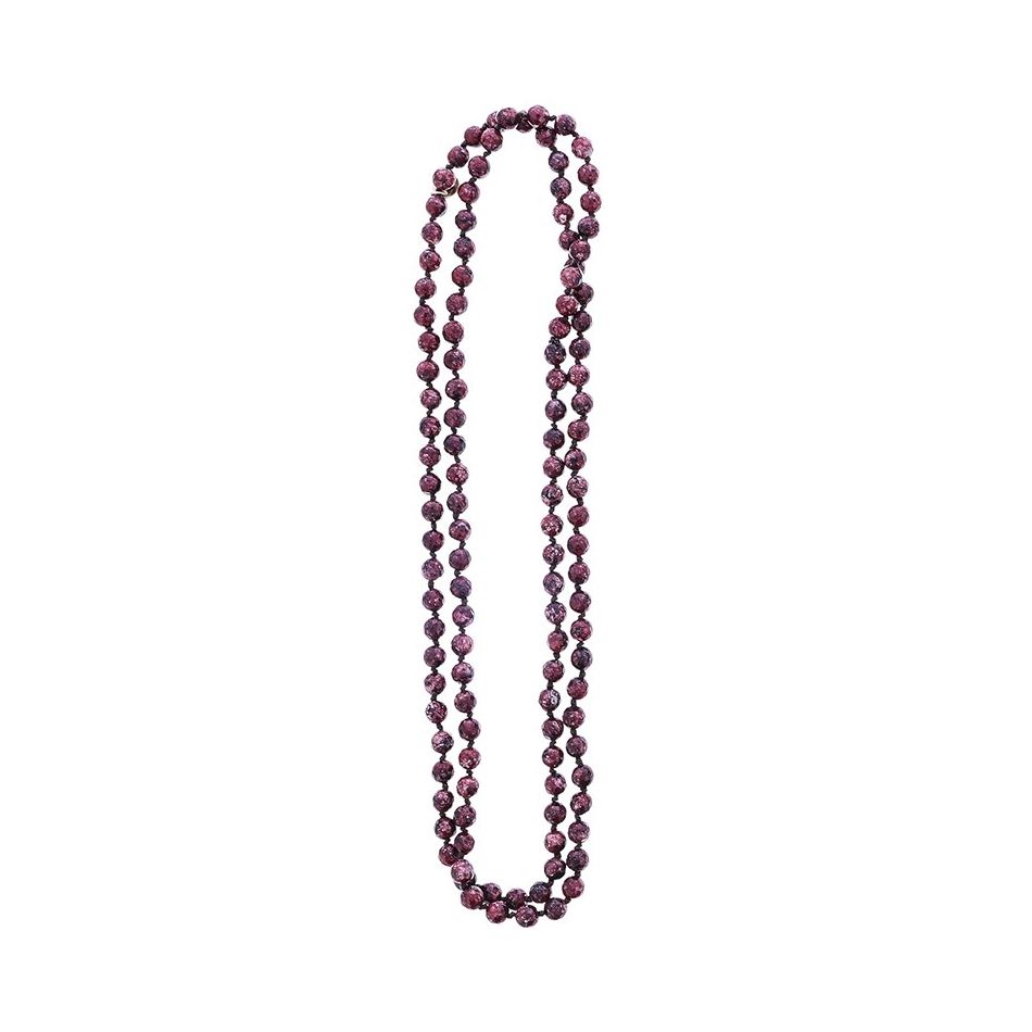 COLLAR LARGO PIEDRAS 1.2M*8MM