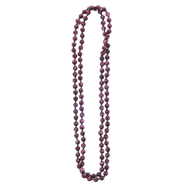 COLLAR LARGO PIEDRAS 1.2M*8MM