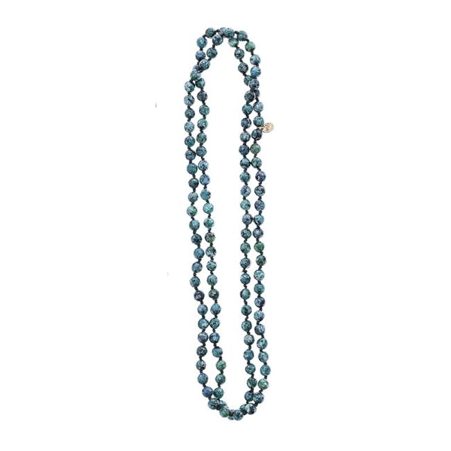 LONG STONE NECKLACE 1.2M*8MM