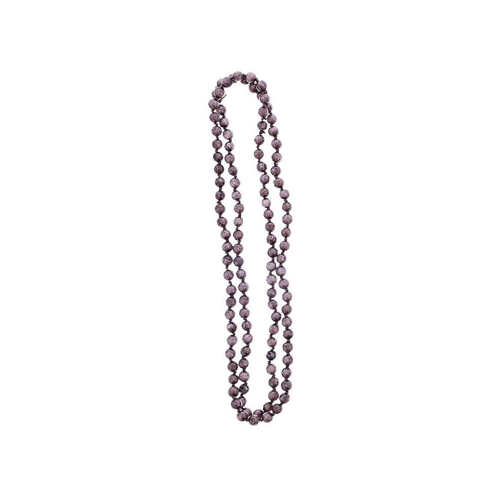 LONG STONE NECKLACE 1.2M*8MM