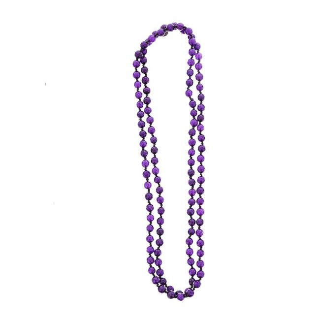 COLLAR LARGO PIEDRAS 1.2M*8MM