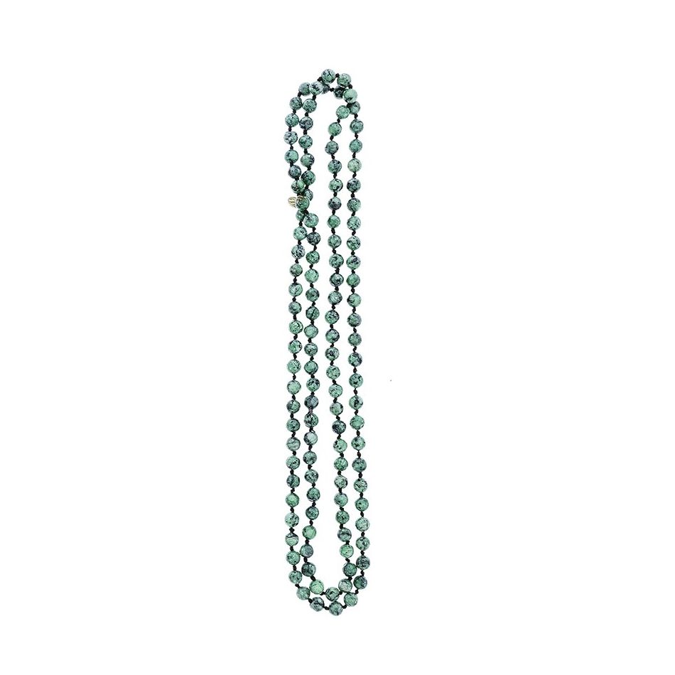 LONG STONE NECKLACE 1.2M*8MM