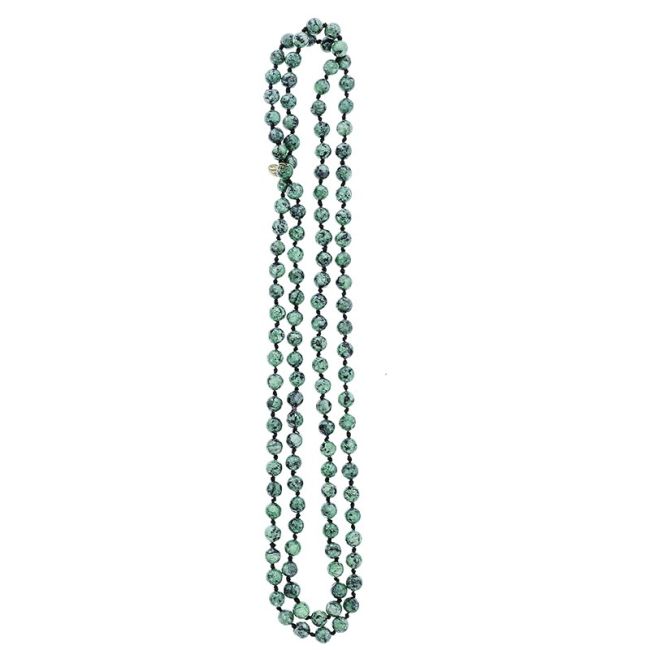 LONG STONE NECKLACE 1.2M*8MM