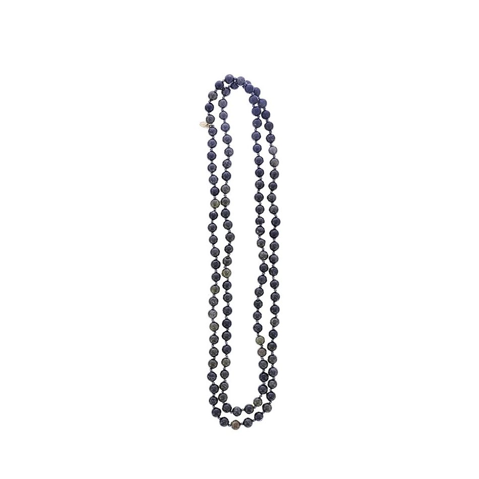 LONG STONE NECKLACE 1.2M*8MM