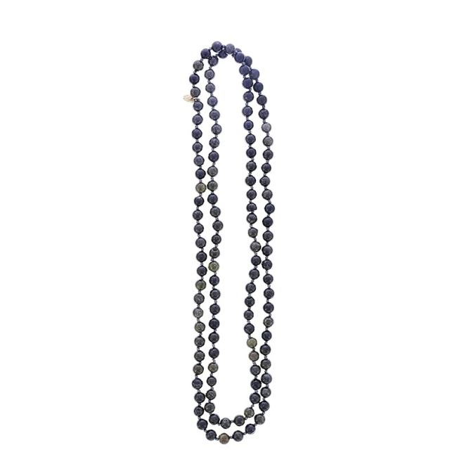 LONG STONE NECKLACE 1.2M*8MM