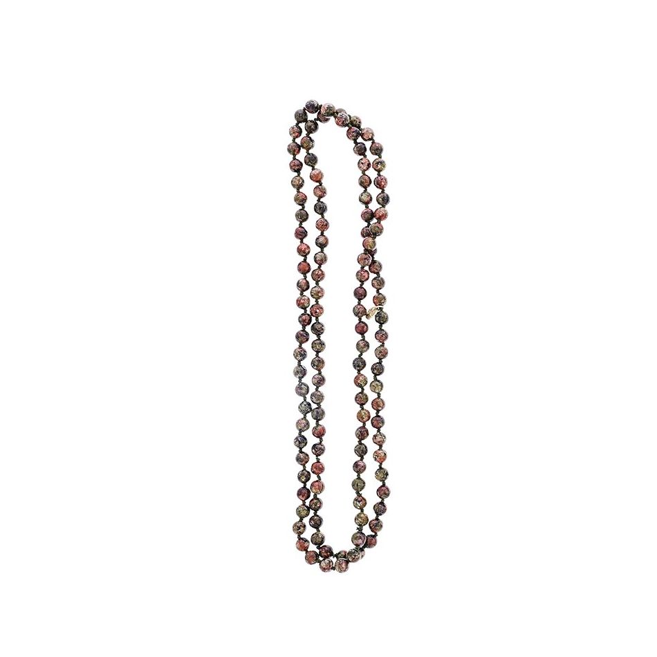 COLLAR LARGO PIEDRAS 1.2M*8MM