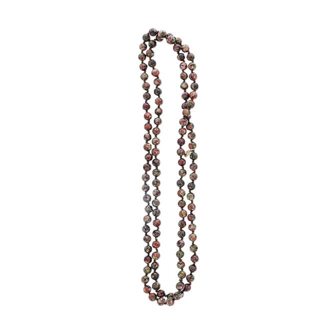COLLAR LARGO PIEDRAS 1.2M*8MM