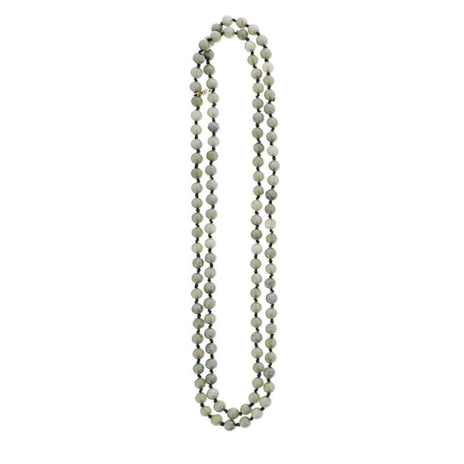 LONG STONE NECKLACE 1.2M*8MM