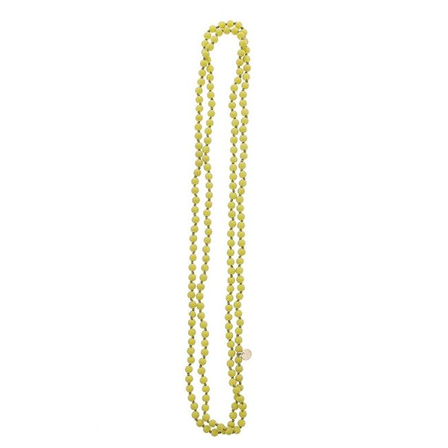 LONG STONE BALL NECKLACE 1.5M*6MM