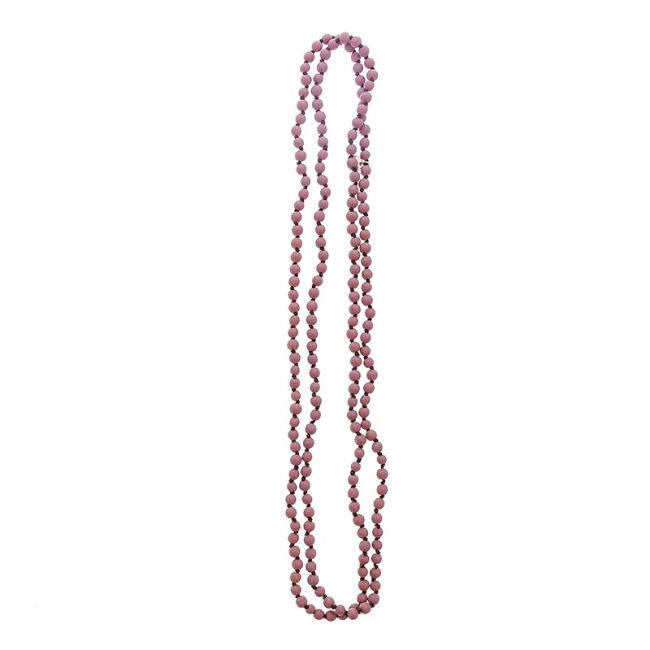 LONG STONE BALL NECKLACE 1.5M*6MM