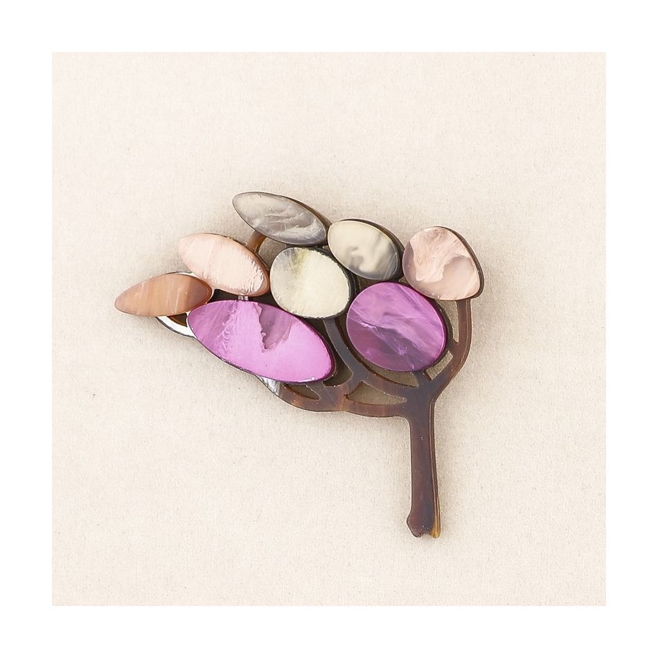 BROCHE ÁRBOL RESINA