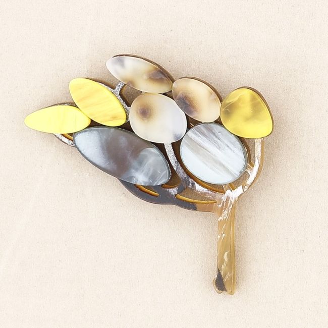 RESIN TREE BROOCH