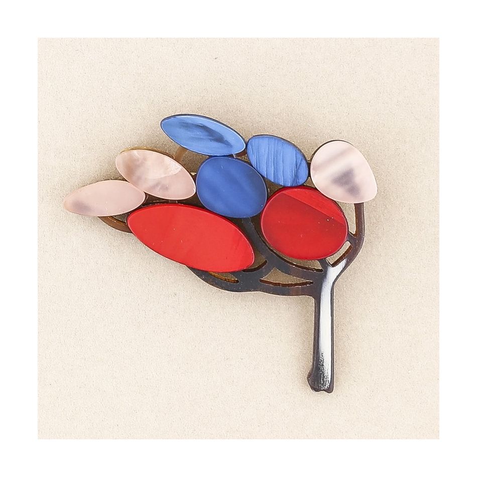 BROCHE ÁRBOL RESINA