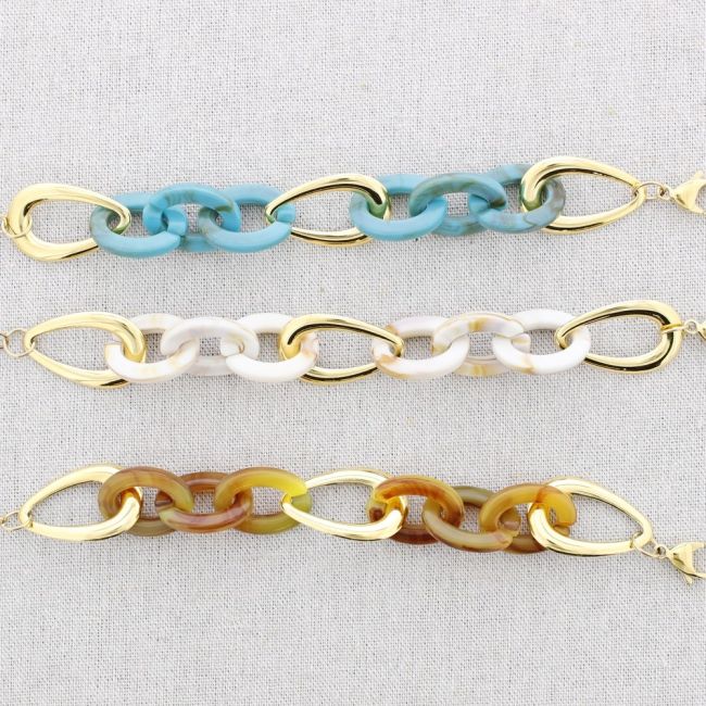 PULSERA ACERO ESLABONES
