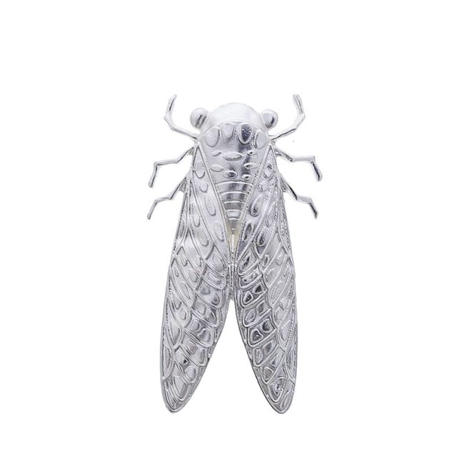 BROCHE CIGARRA METAL