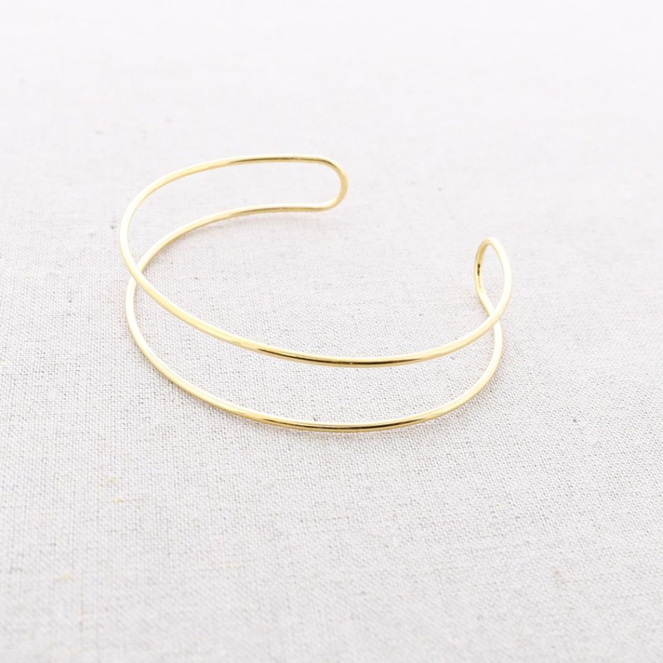 DOUBLE STRAP ADJUSTABLE STEEL ARM CUFF