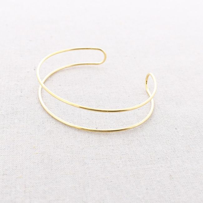 DOUBLE STRAP ADJUSTABLE STEEL ARM CUFF